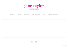 Tablet Screenshot of janetaylor.com